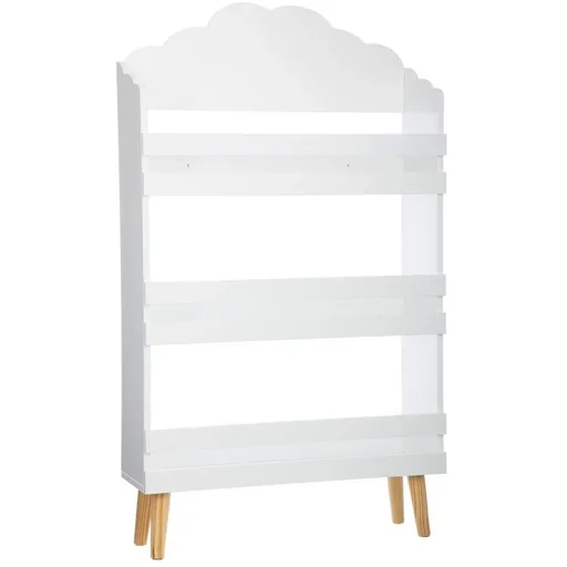 "Wolf-design cabinet - 58x100x18 cm - White image"