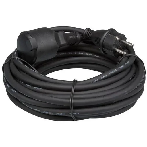 "EHQ Power Extension Cable - 10M - Rubber - Pin Earthing - 3G2.5 - IP44 image"
