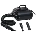 Pet hair dryer dual motor black