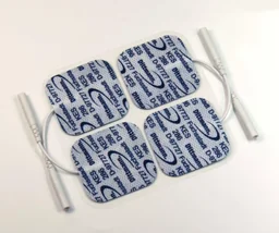 Vervangende pads voor reizstroomapparaat TENS 240, 4 x 4 cm, 8 stuks