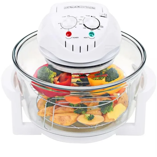 "Halogen convection oven with expansion ring 1400 W 17 L image"