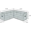 Protective cover for L-shaped lounge set - 215 cm