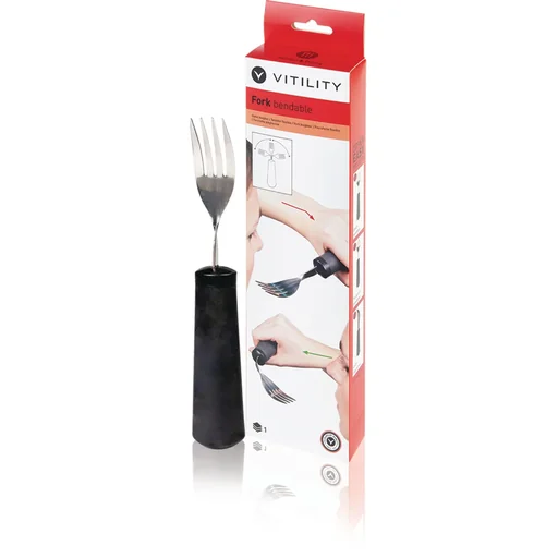 "Cutlery - Fork Bendable Black image"