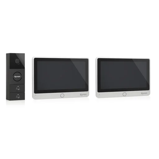 "Video intercom 7 inch touchscreen 2 screens image"
