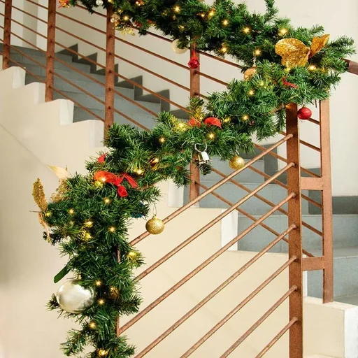 "Garland Christmas wreath 5M WITH lights for indoor/outdoor image"