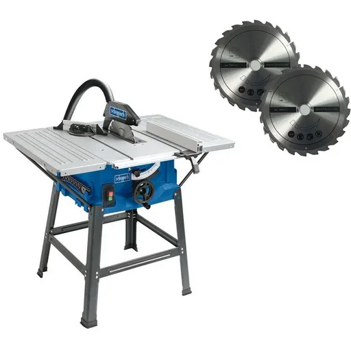 "Table saw 10" HS100S | 250mm | 220-240V | 2000W - Incl. 2 saw blades image"