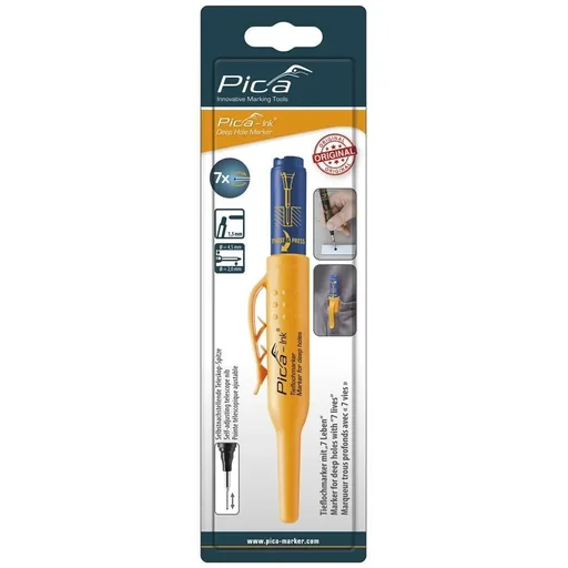 "Highlighter blis 150/40 for deep holes - permanent - blue image"