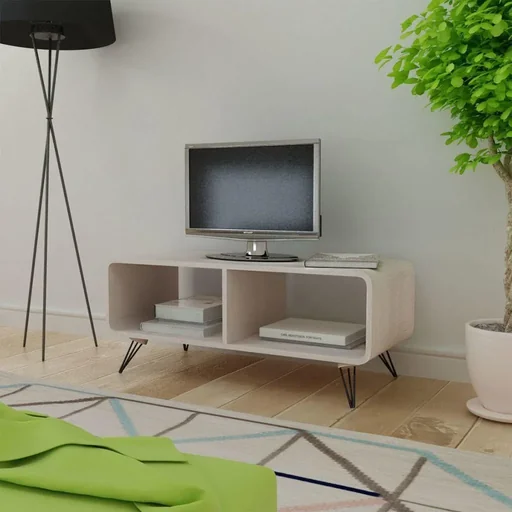 "TV cabinet 90x39x38.5 wood grey image"