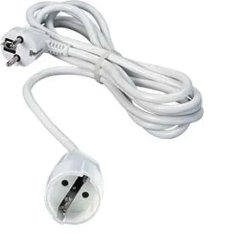 "3m extension cable, white image"