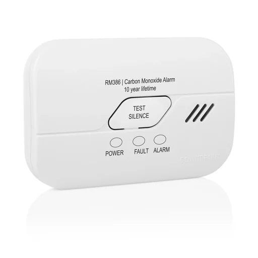 "Carbon monoxide detector with 10-year sensor image"