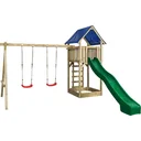 Jonas play equipment with slide green