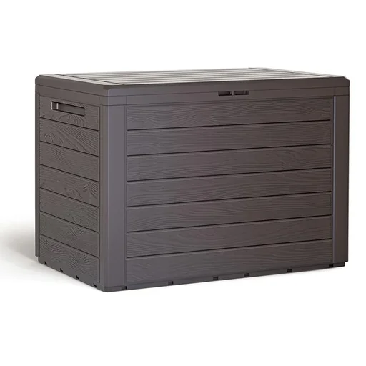 "Balcony chest wood-brown image"