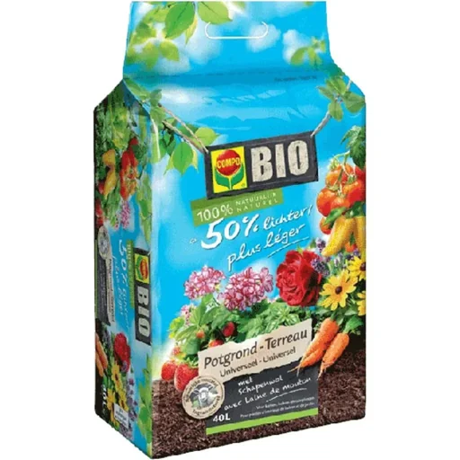 "Organic Universal Potting Soil - 40L - 50% lighter image"