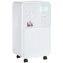Dehumidifier 16-20 16 L / 24 h electric dehumidifier 2000 ml with wheels ABS white 28 x 20 x 50.5 cm