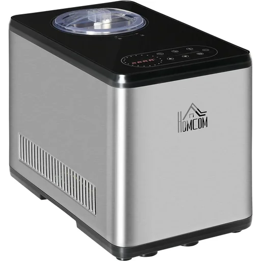 "Ice cream maker with compressor - 1.5 L - LED display - 38.4 x 24 x 32 cm image"