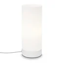 PAIPA table lamp, white, opal glass, cable switch, E14 socket