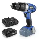Cordless impact drill 18 Volt Li-Ion with 1 x 2.0 Ah battery + charger