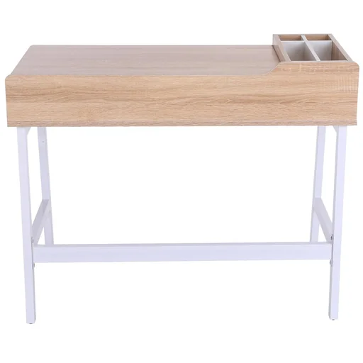 "Desk computer table office table work table PC table versatile with six storage compartments drawer wide image"