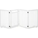 White dog barrier