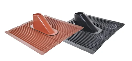"Aluminum roof tiles for antenna mast black image"