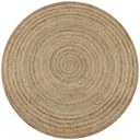Round rug 150 cm woven jute