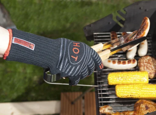 "Set of grill and oven gloves, 2 pieces image"