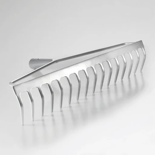 "Leaf rake with 16 tines/ garden rake image"
