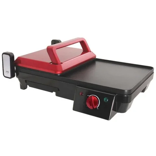 "HomeVero Electric Grill - Double Surface - with Non-Stick Coating - 2000W image"