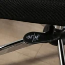 Office chair with rocking function and headrest Black
