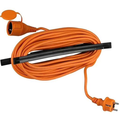 "VT-3002-15 Extension cable with protective cover - 15 meters - orange image"