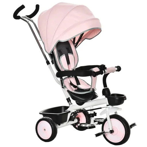 "2 in 1 tricycle stroller 100 cm x 48 cm x 106 cm image"