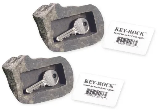 "Key hiding place "Key Stone", set of 2 image"