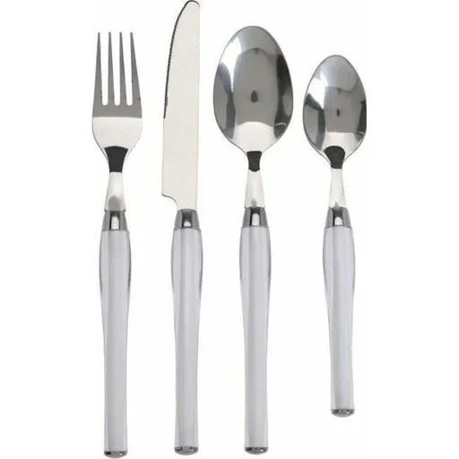 "NL Cutlery Set - 24 Pieces - White image"