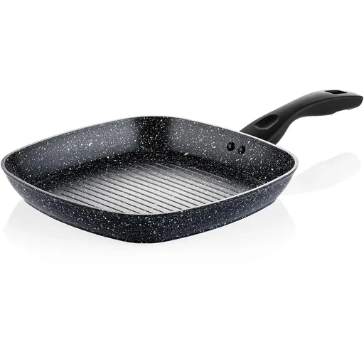 "Induction grill pan - Ø28 cm - Black marble image"