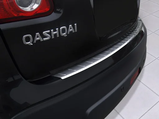 "Loading sill protection Nissan QUAHQAI / stainless steel, built from 2007-2013 image"