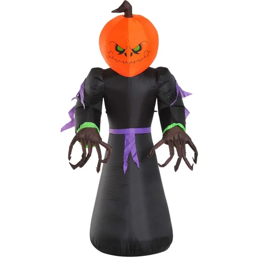 "Halloween Decoration Inflatable Scary Ghost Pumpkin with LED image"