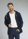 Sweat jacket, color navy, size L