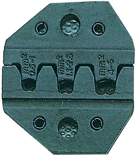"Cable lug insert for crimping pliers - for uninsulated cable lugs image"