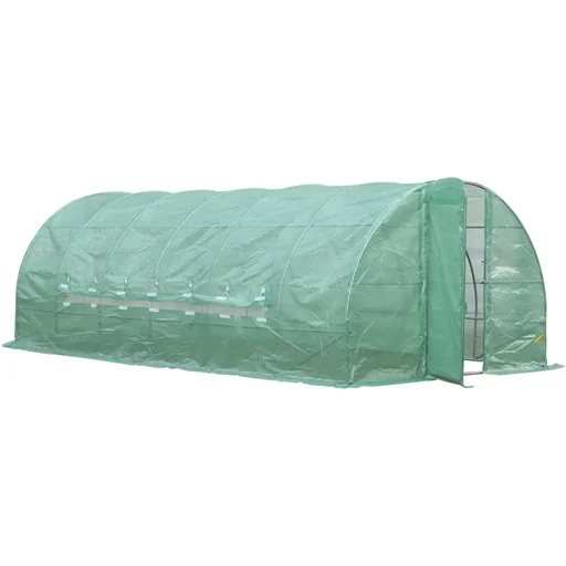 "Greenhouse film greenhouse 18m² with window image"