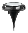 Set of 4 solar floor lights with twilight sensor