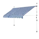 Clamp awning blue/white 300cm