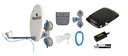 Remora satellite system including Full HD receiver
