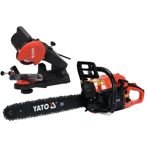 "Petrol chainsaw with chainsaw sharpener - 1250W - 35 cm blade length image"