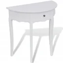 Wall table with drawer white