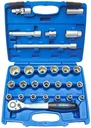 1/2" socket wrench set, 27 pieces