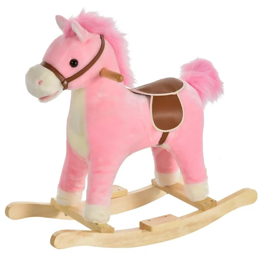 "Children's rocking horse with animal sounds image"