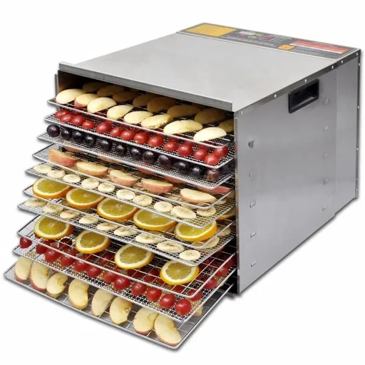 "Food dryer with 10 stackable drawers (stainless steel) image"