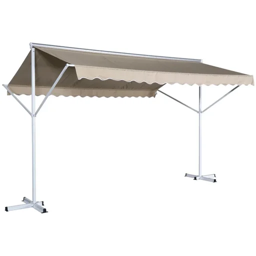 "Freestanding awning garden awning with folding arm 2 image"