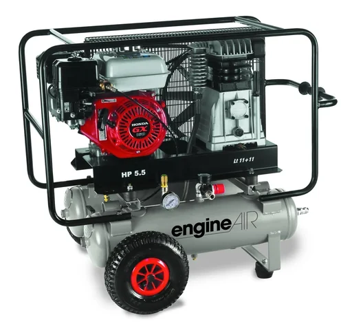 "Petrol compressor 600-11 + 11 Honda image"