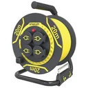 Neoprene cable reel - 20 m - 3G1.5 - 4 sockets